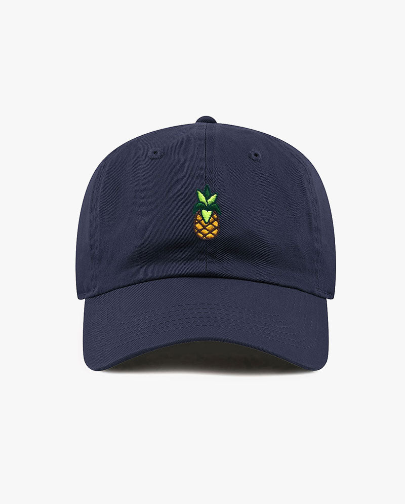 The Hat Depot - Embroidered Pine Apple Baseball Cap