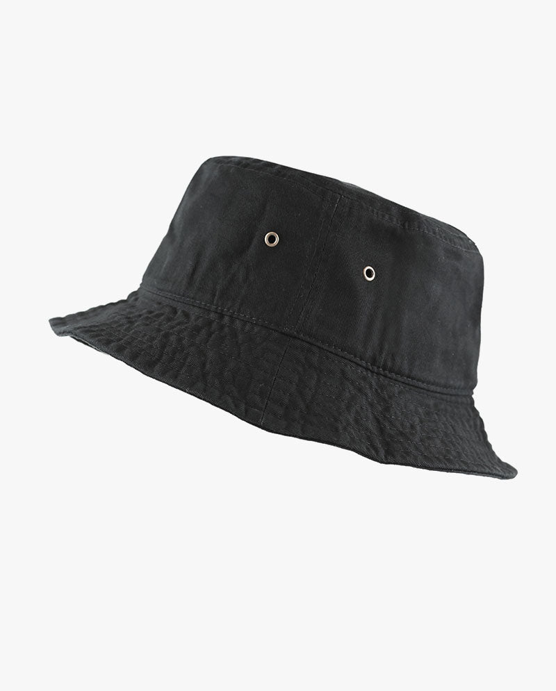 The Hat Depot Kids - Washed Cotton Packable Bucket Travel Hat