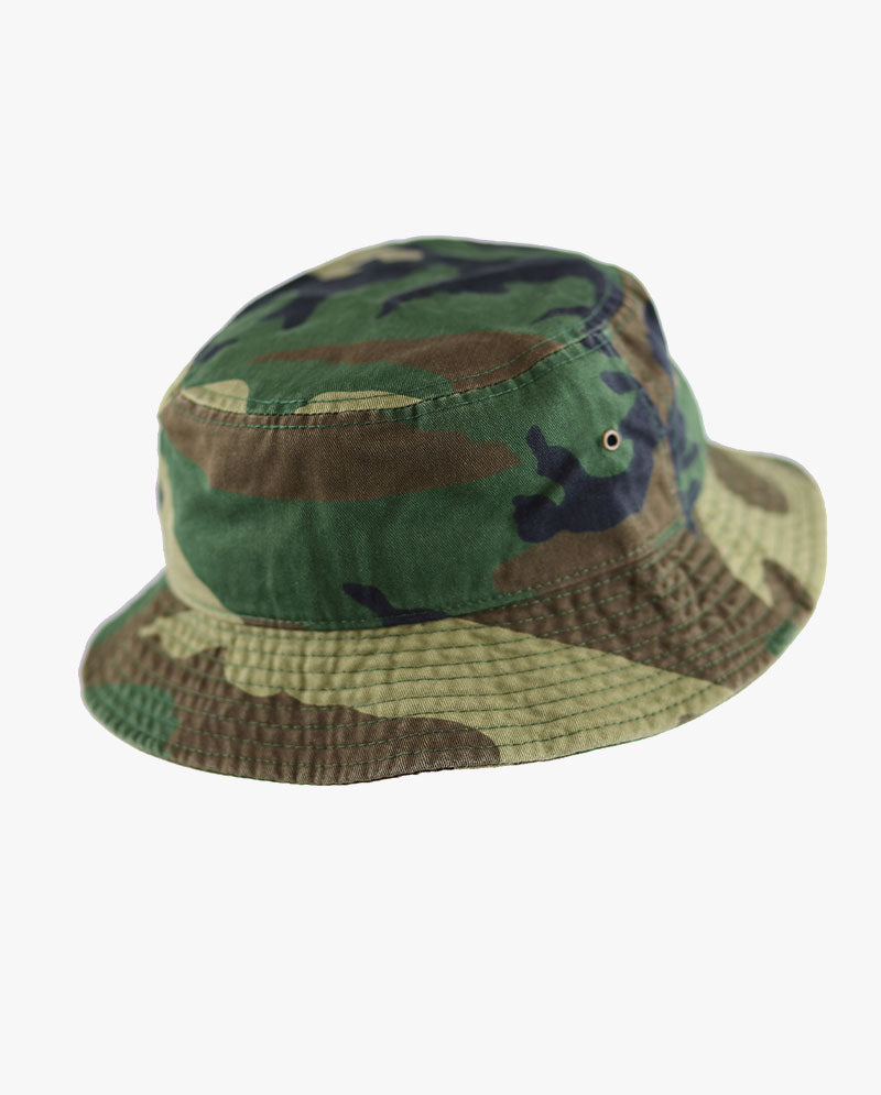 The Hat Depot Kids - Washed Cotton Packable Bucket Travel Hat