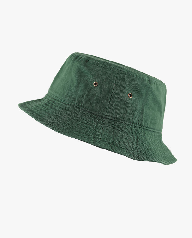 The Hat Depot Kids - Washed Cotton Packable Bucket Travel Hat