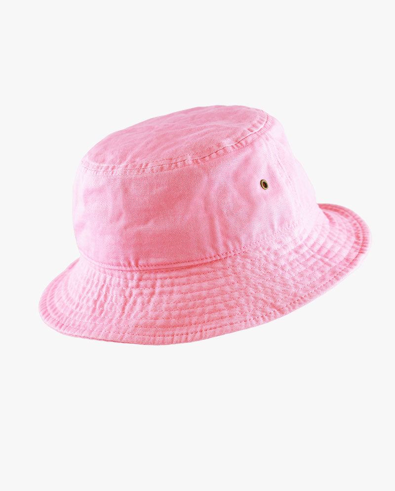 The Hat Depot Kids - Washed Cotton Packable Bucket Travel Hat