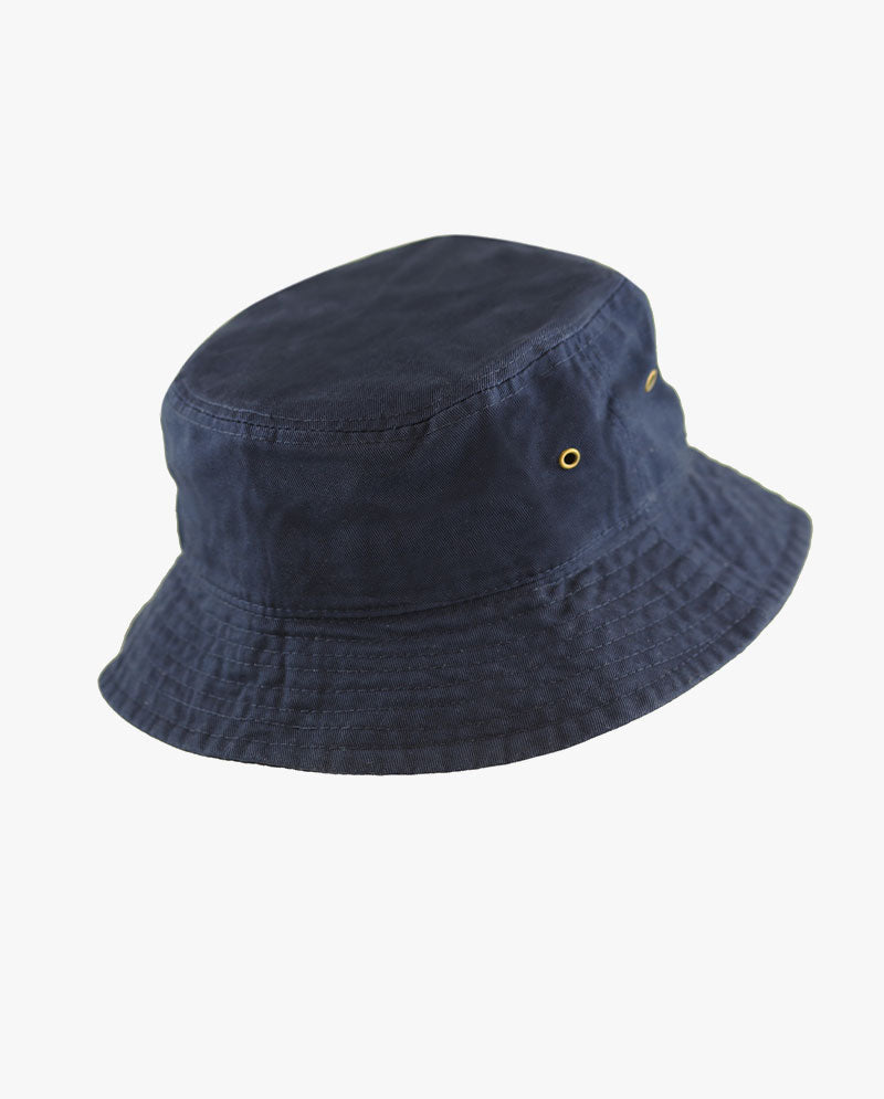 The Hat Depot Kids - Washed Cotton Packable Bucket Travel Hat