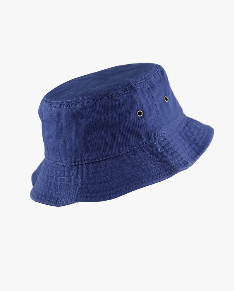 The Hat Depot Kids - Washed Cotton Packable Bucket Travel Hat