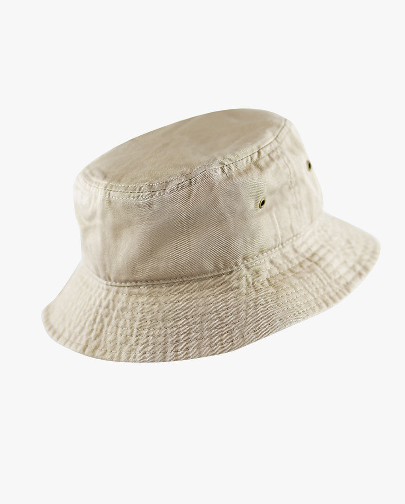 The Hat Depot Kids - Washed Cotton Packable Bucket Travel Hat