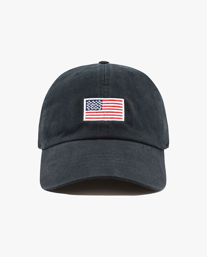 The Hat Depot - Embroidered USA Flag Baseball Cap