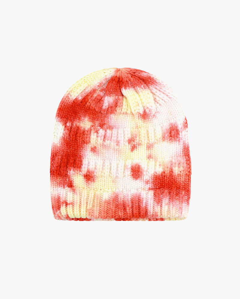 Black Horn - Tie Dye Ponytail Knit Beanie