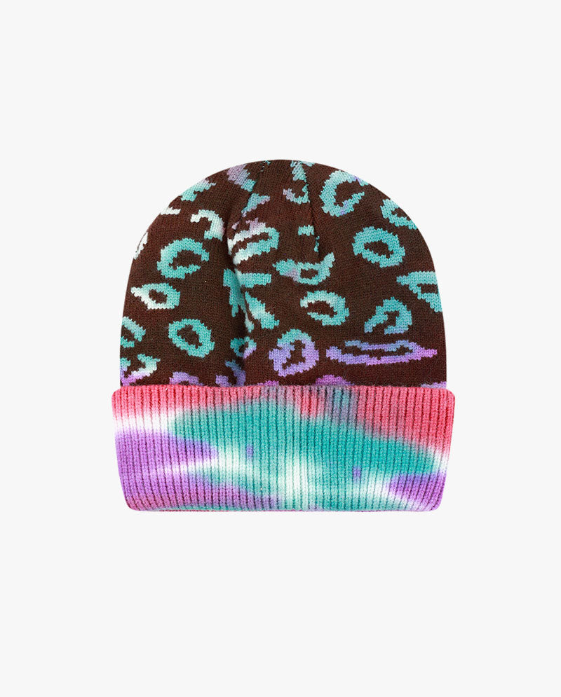 Black Horn - Leopard Knit Beanie