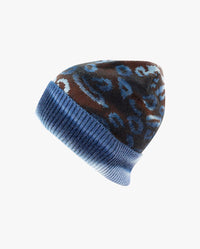 Black Horn - Leopard Knit Beanie
