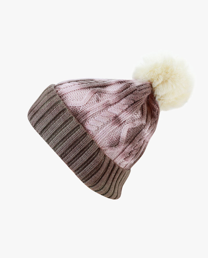 Black Horn - Tie Dye Knit PomPom Beanie