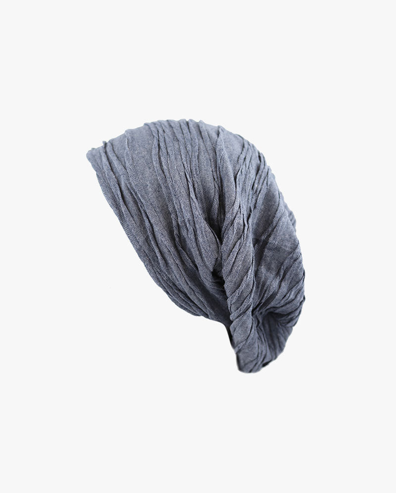 NYFASHION101 Slouchy Beanie Hat - Wrinkled Slouch Skull Cap, Unisex, 100% Acrylic, One Size Fits Most