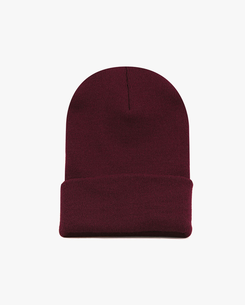 The Hat Depot - Made in USA Plain Beanie