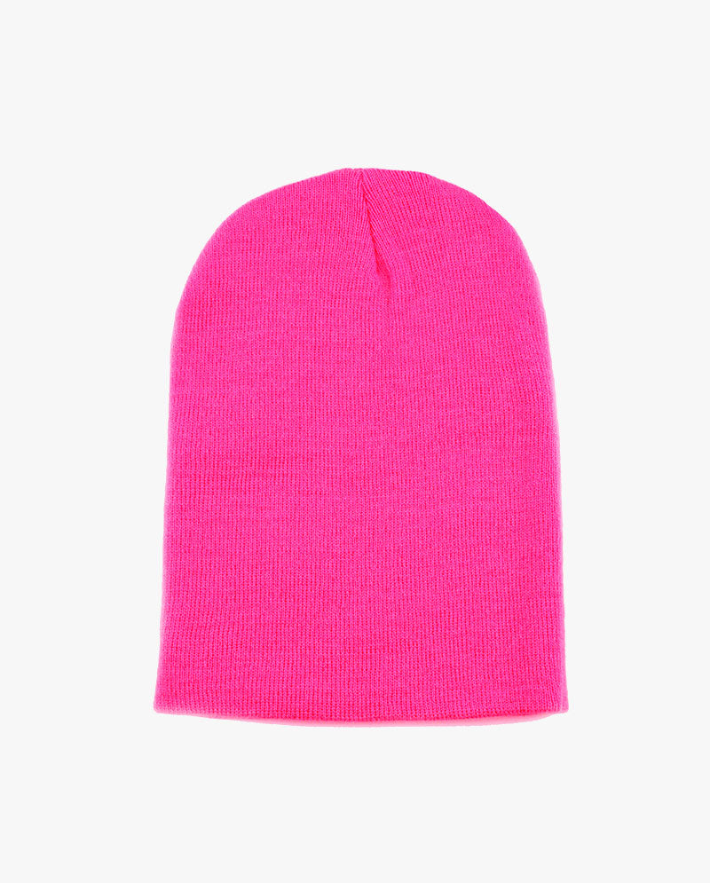 The Hat Depot - Made in USA Plain Beanie