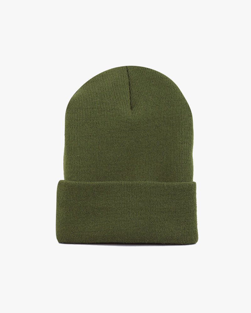 The Hat Depot - Made in USA Plain Beanie