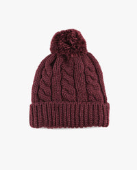 The Hat DepotCurly Knit Pom Beanie 3030