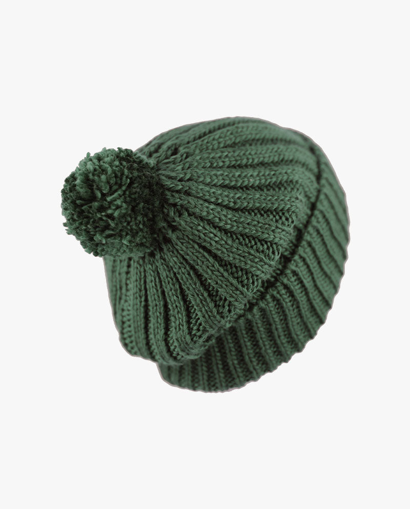 The Hat Depot - Straight Winter Knit Pom Beanie 3060