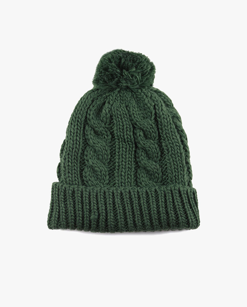 The Hat DepotCurly Knit Pom Beanie 3030