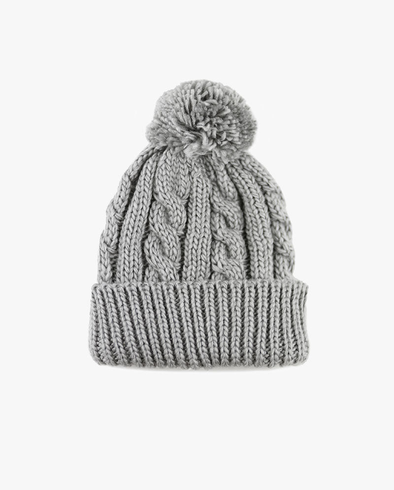 The Hat DepotCurly Knit Pom Beanie 3030