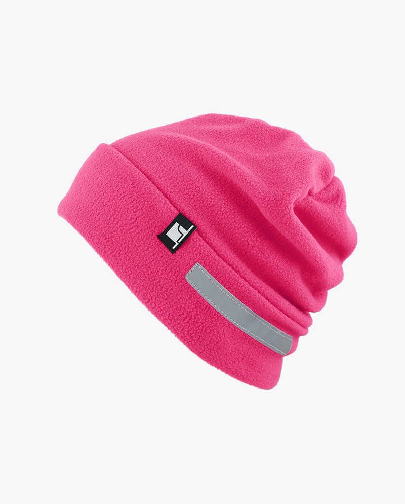 The Hat Depot - Reflective Safety Fleece Beanie