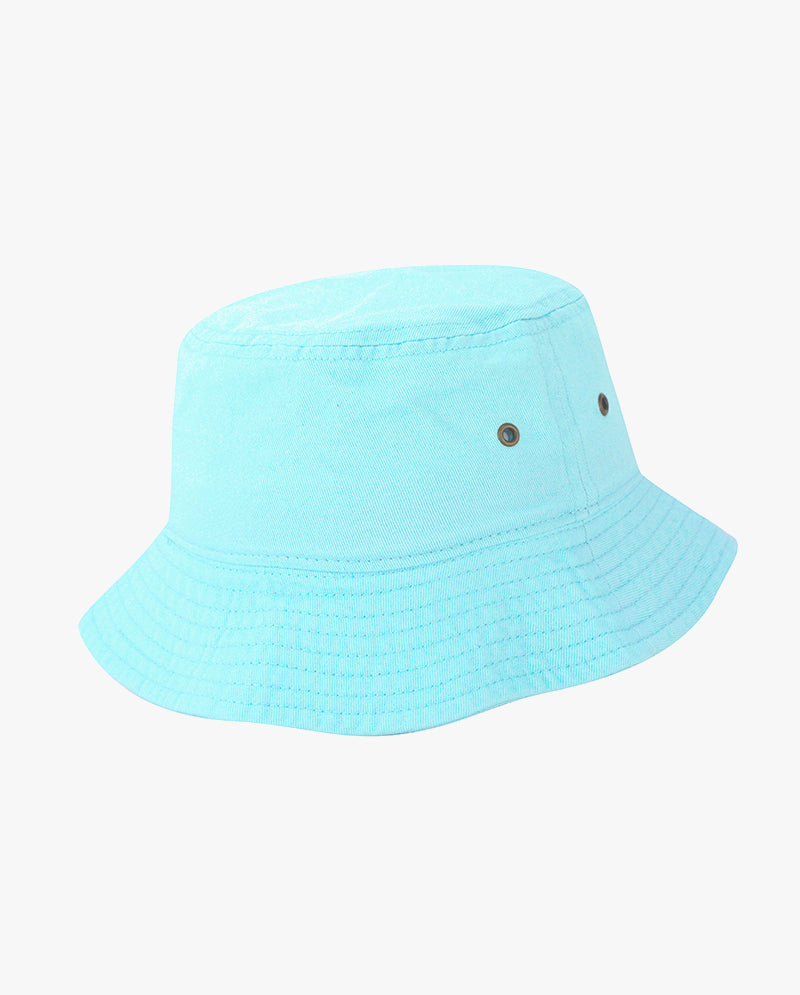 The Hat Depot Kids - Washed Cotton Packable Bucket Travel Hat