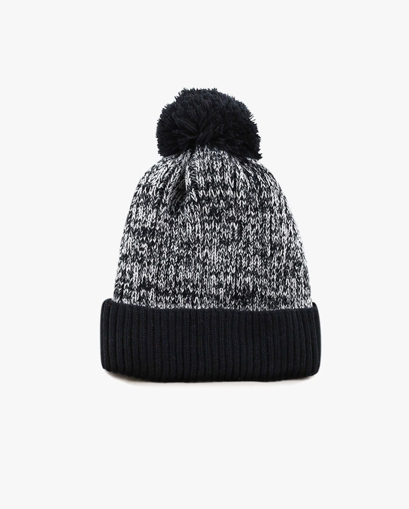 The Hat Depot - Ribbed Knit Beanie with Pom