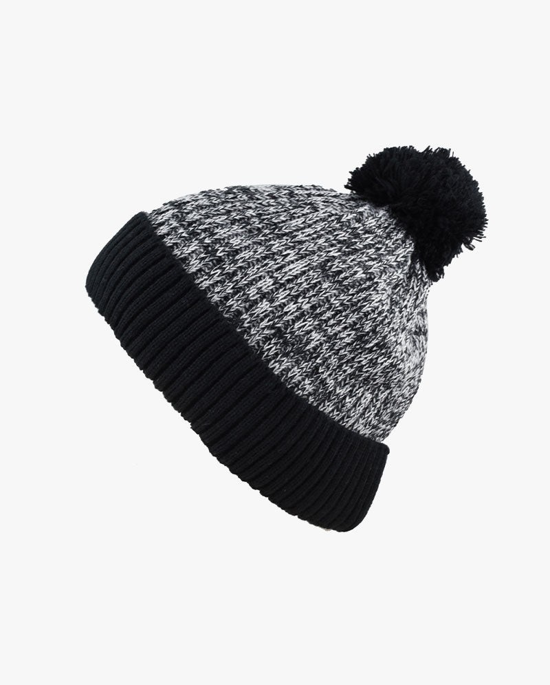 The Hat Depot - Ribbed Knit Beanie with Pom