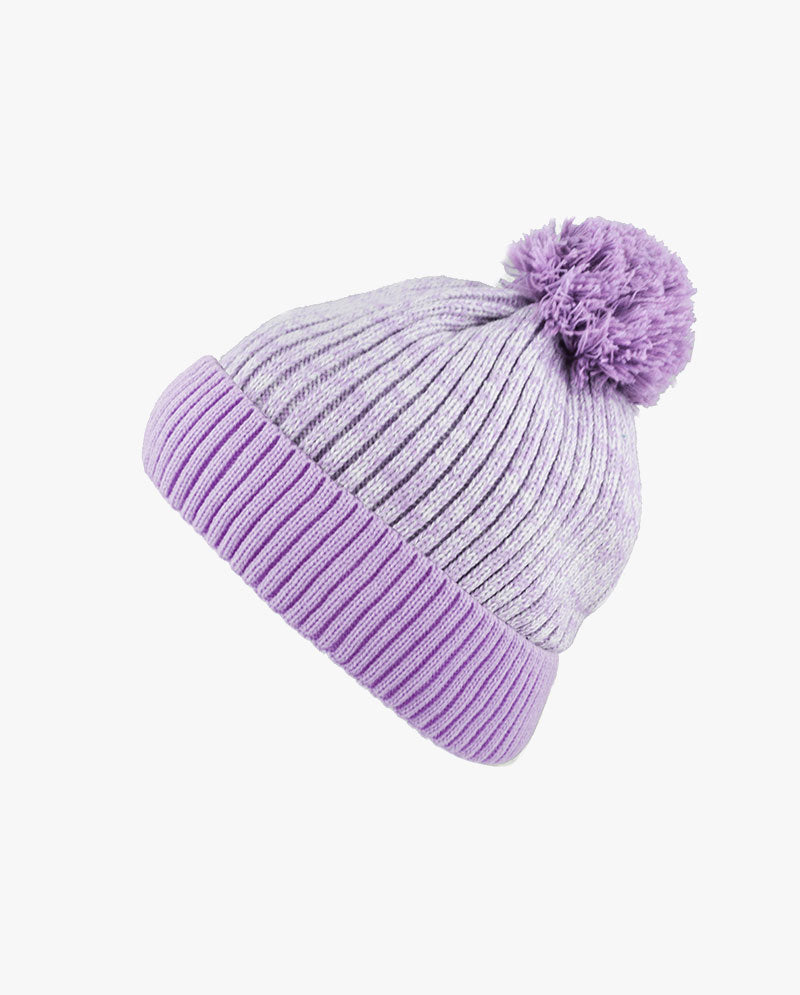 The Hat Depot - Ribbed Knit Beanie with Pom