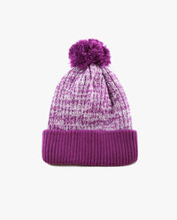 The Hat Depot - Ribbed Knit Beanie with Pom