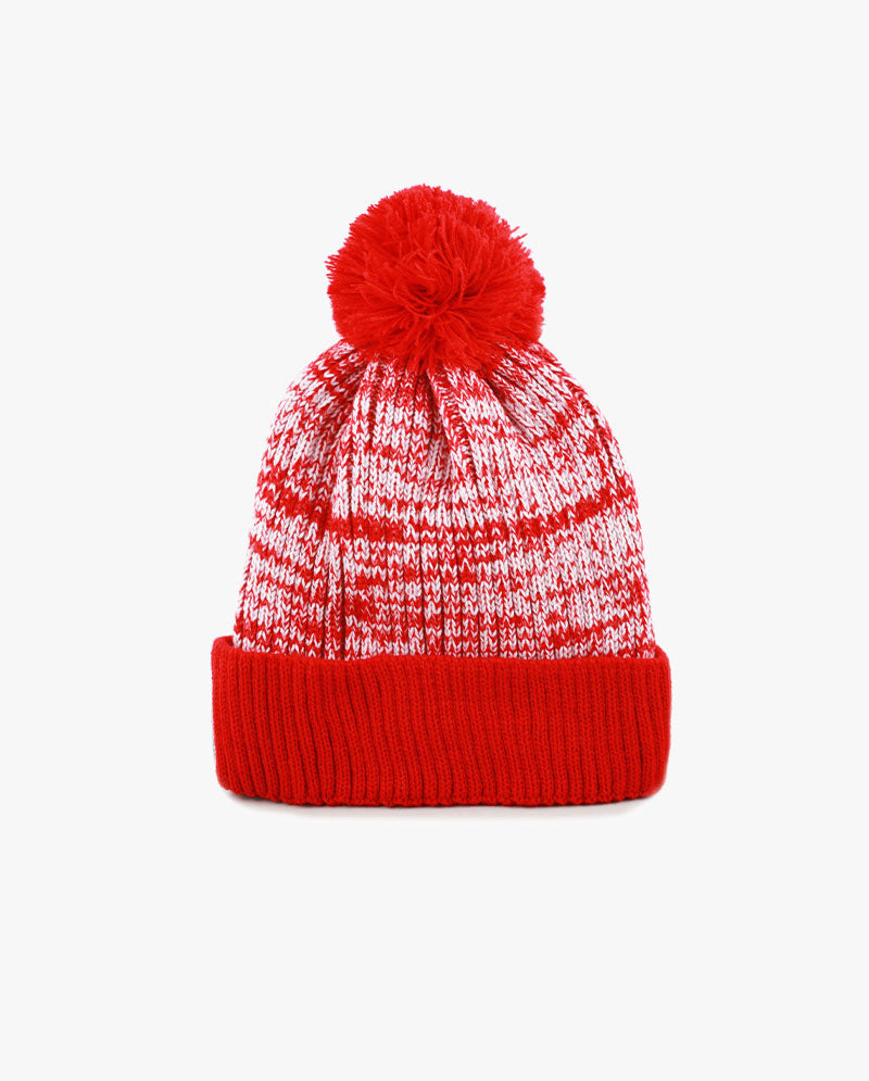 The Hat Depot - Ribbed Knit Beanie with Pom