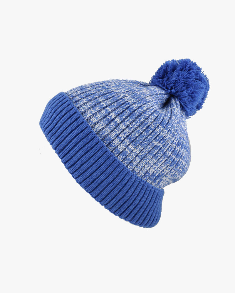 The Hat Depot - Ribbed Knit Beanie with Pom