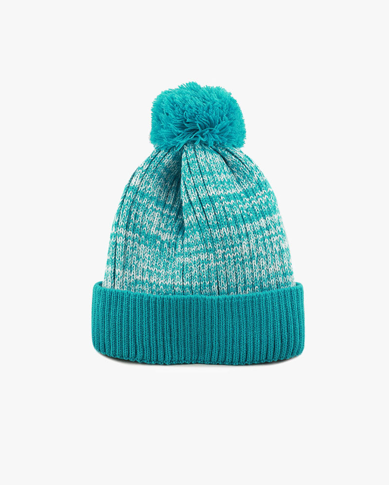 The Hat Depot - Ribbed Knit Beanie with Pom