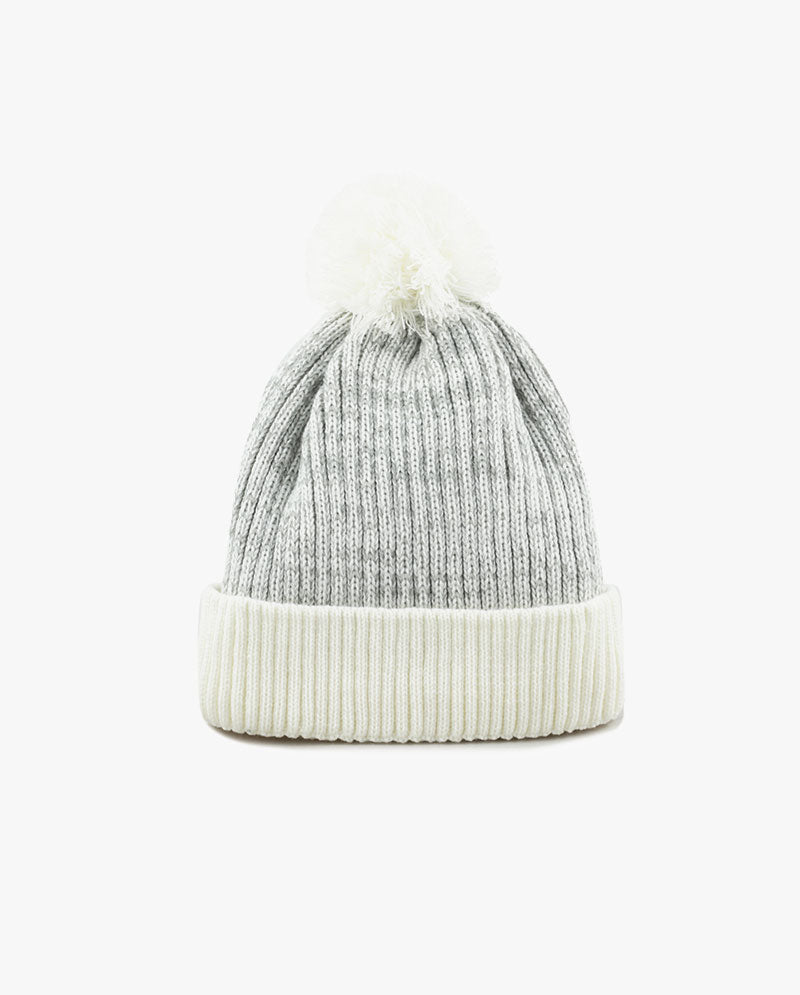 The Hat Depot - Ribbed Knit Beanie with Pom