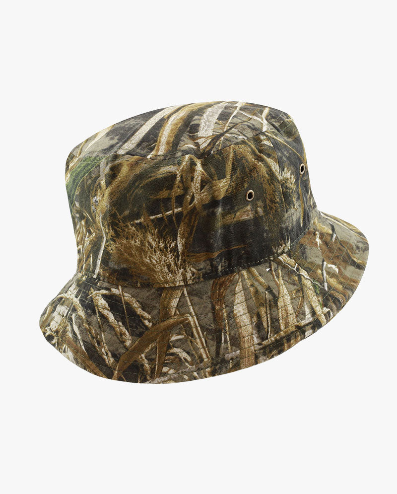 VINTAGE Realtree Bucket Hat Cotton Adult Small Sun Cap Camouflage