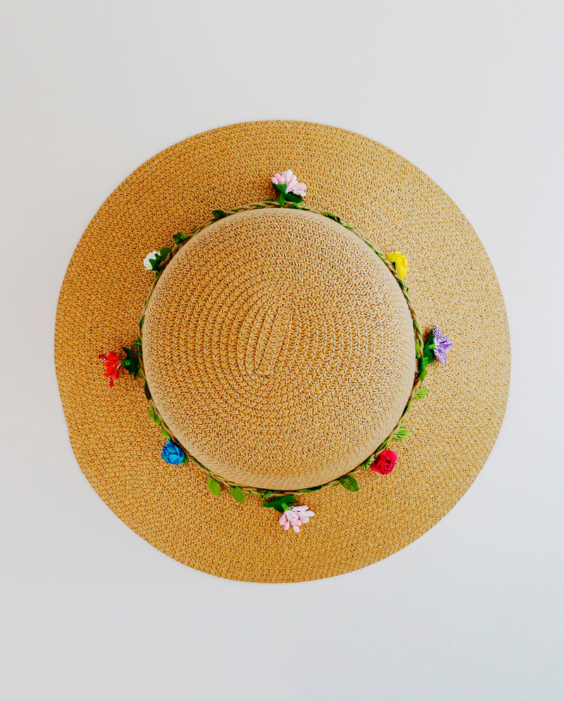 The Hat Depot - Nature Straw Style Beach Sun Hat