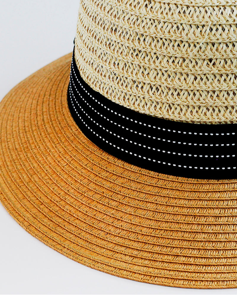 The Hat Depot - Nature Straw Style Beach Sun Hat