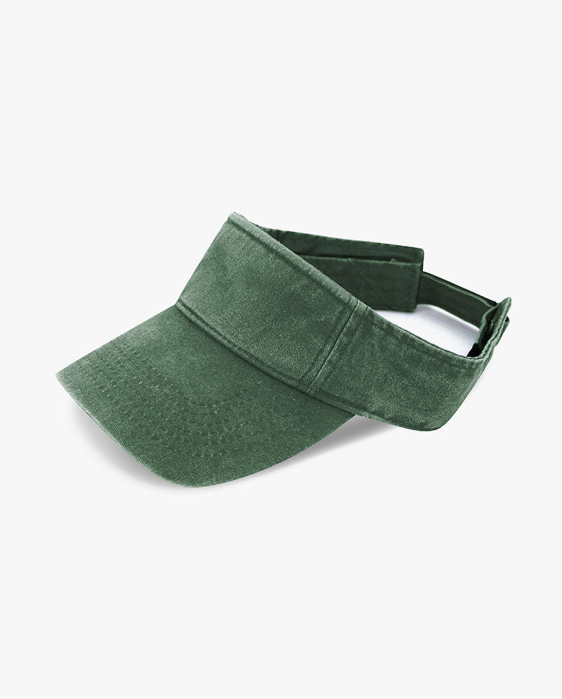 The Hat Depot - Sport Quick adjust Strap Closure Pigment Cotton Visor