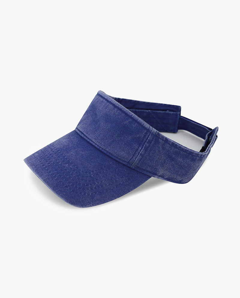 The Hat Depot - Sport Quick adjust Strap Closure Pigment Cotton Visor