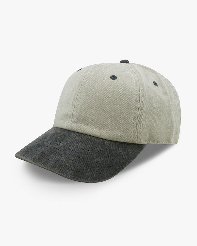 The Hat Depot - Pigment Baseball Cap_Two tone