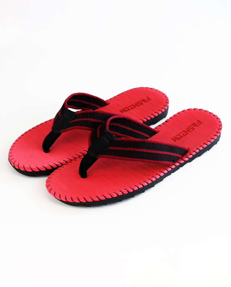 ICY - Men's Straw Style Summer Beach Flip Flops