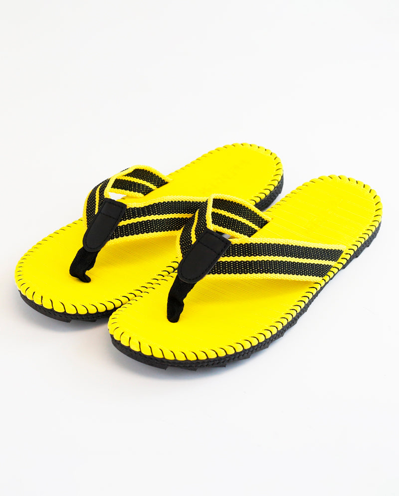 ICY - Men's Straw Style Summer Beach Flip Flops