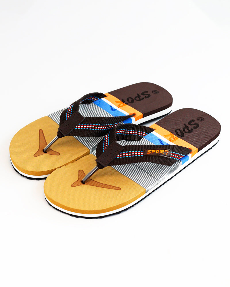 ICY - Men's multi color Summer Beach Flip Flops