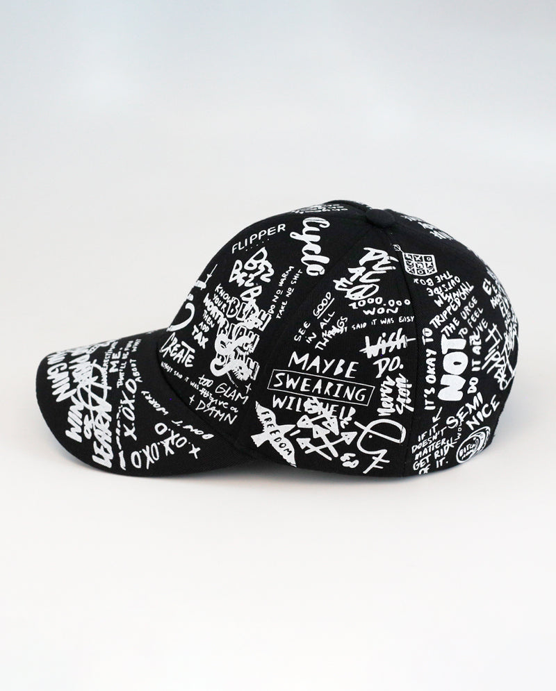 ICY - Graffiti Scribble Fashion Cotton Baseball Cap