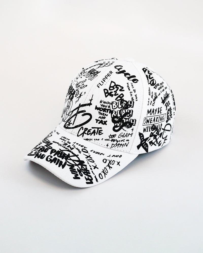 ICY - Graffiti Scribble Fashion Cotton Baseball Cap