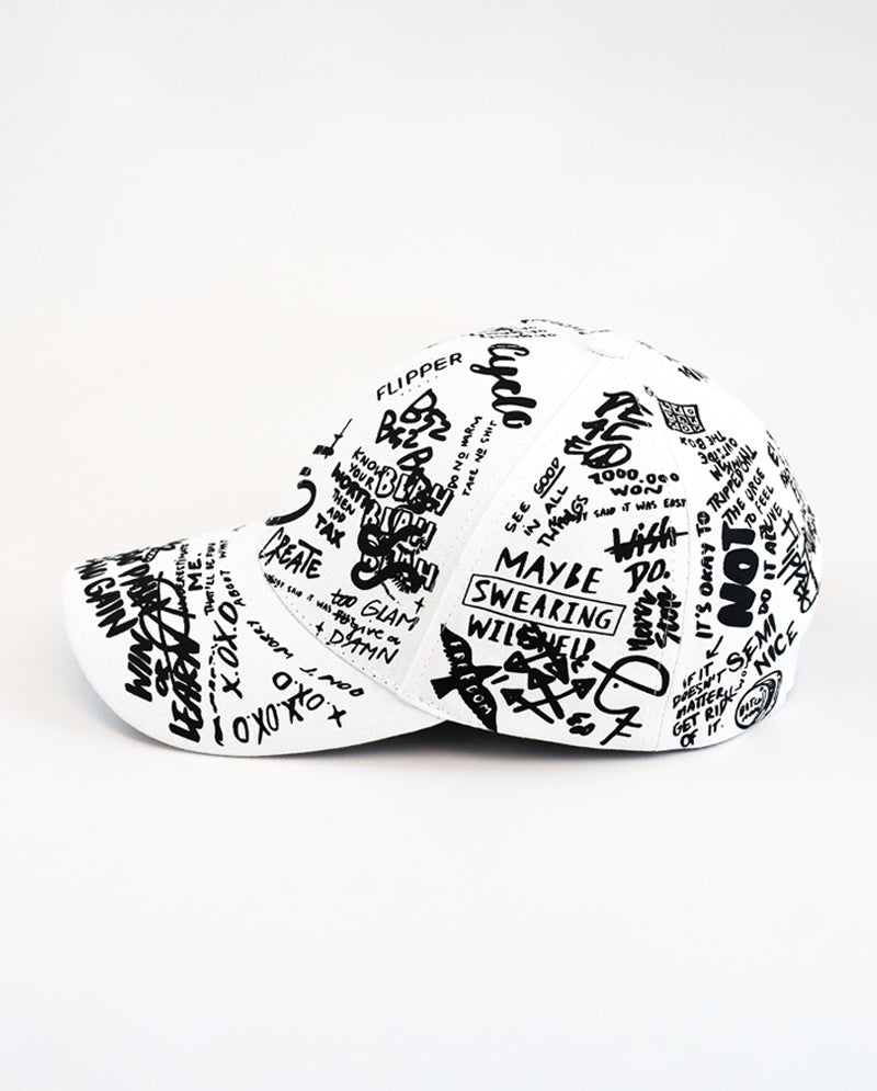 ICY - Graffiti Scribble Fashion Cotton Baseball Cap