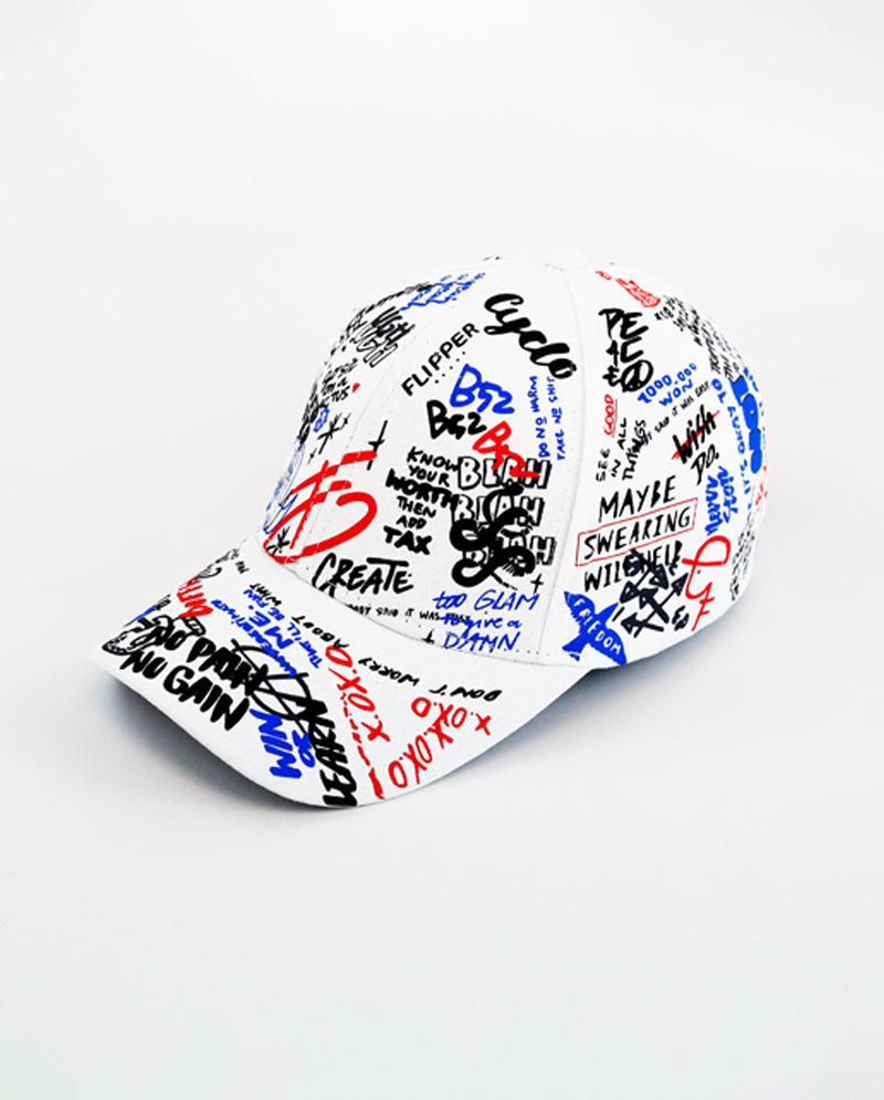 ICY - Graffiti Scribble Fashion Cotton Baseball Cap