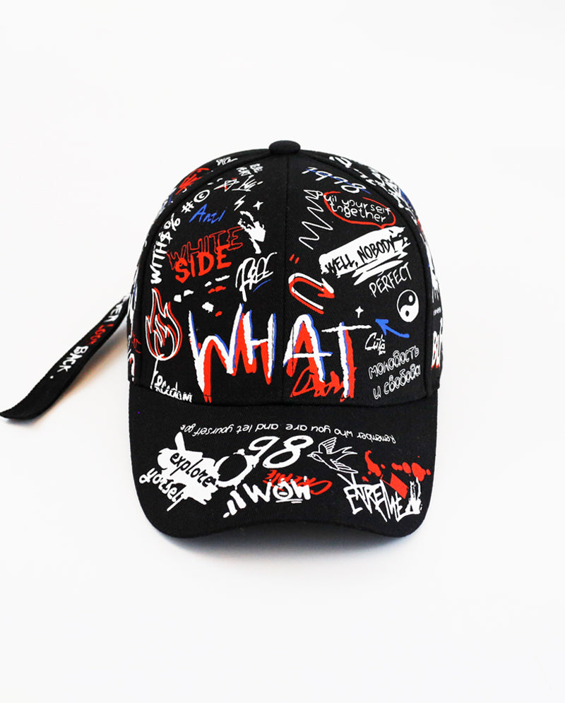 ICY - Graffiti Scribble Fashion Cotton Baseball Cap