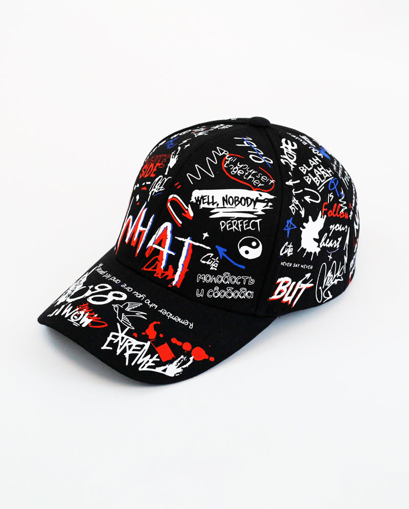 ICY - Graffiti Scribble Fashion Cotton Baseball Cap