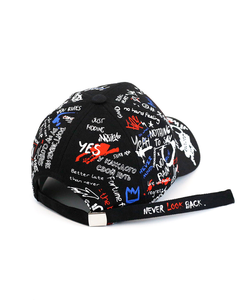 ICY - Graffiti Scribble Fashion Cotton Baseball Cap