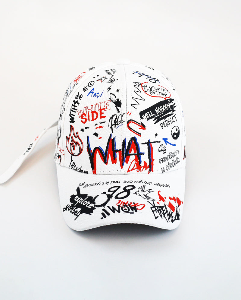 ICY - Graffiti Scribble Fashion Cotton Baseball Cap