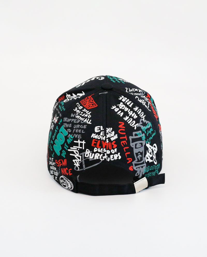 ICY - Graffiti Scribble Fashion Cotton Baseball Cap