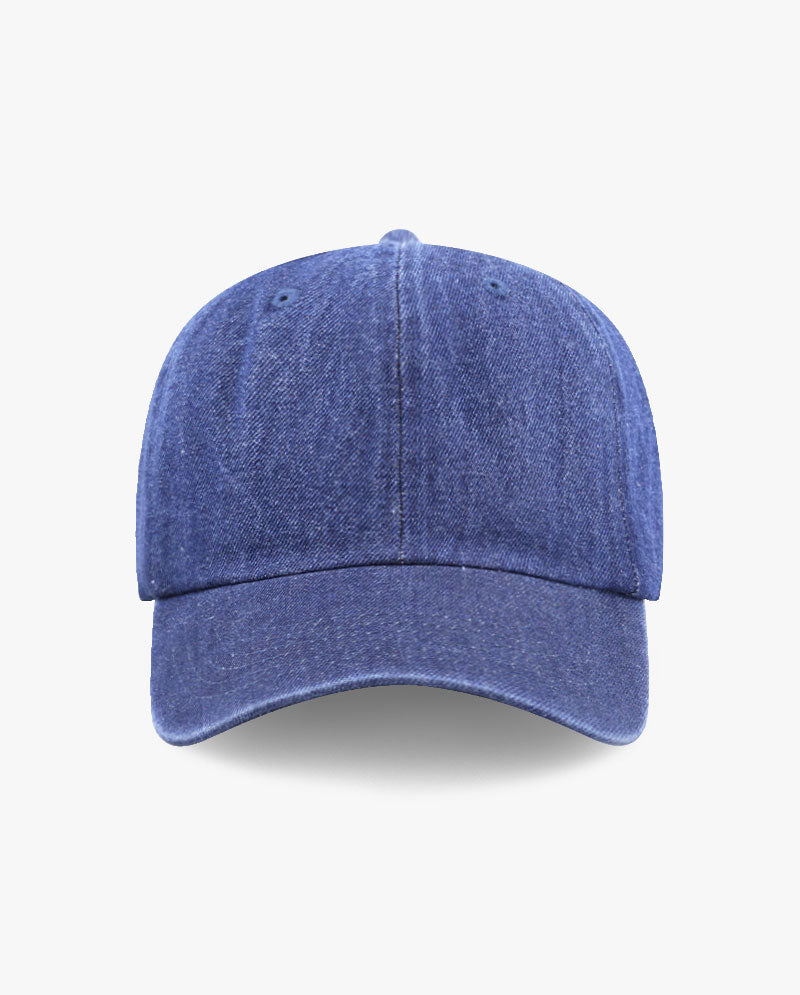 The Hat Depot - Basic Denim Cotton Baseball Cap 1155